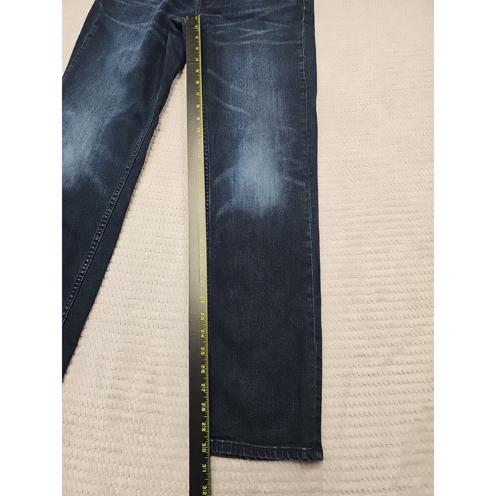 Levis 514 Jeans Mens 30 X 32 Dark Wash Straight 5 Pocket Denim - Picture 2 of 8